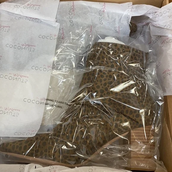 Coconuts by Matisse zip front leopard booties ankle boots - Picture 5 of 5